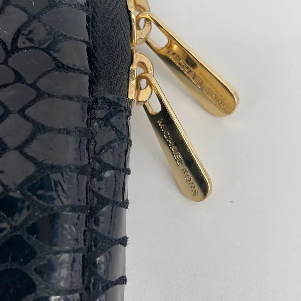 MICHAEL korsLeather python snakeskin ipad padded sleeve case tech accessory